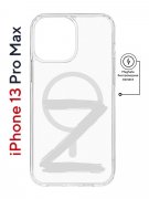 Чехол-накладка iPhone 13 Pro Max Kruche Magnet Print Zet