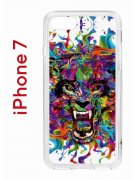 Чехол-накладка iPhone 7 Kruche Print Colored beast