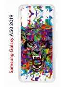 Чехол-накладка Samsung Galaxy A50 2019/A50S 2019/A30S 2019 Kruche Print Colored beast