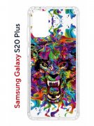 Чехол-накладка Samsung Galaxy S20 Plus Kruche Print Colored beast