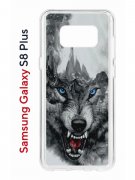 Чехол-накладка Samsung Galaxy S8 Plus (580672) Kruche PRINT Волк