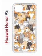 Чехол-накладка Huawei Honor 9S/Huawei Y5p Kruche Print Котики