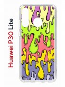Чехол-накладка Huawei P30 Lite/Honor 20S/Honor 20 Lite/Nova 4e Kruche Print Абстракция Капли