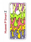 Чехол-накладка Huawei P Smart Z (588928) Kruche PRINT Абстракция Капли