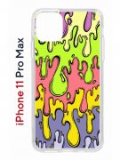 Чехол-накладка Apple iPhone 11 Pro Max (580662) Kruche PRINT Абстракция Капли