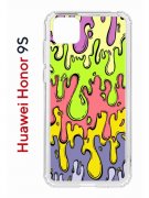 Чехол-накладка Huawei Honor 9S/Huawei Y5p Kruche Print Абстракция Капли