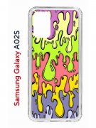 Чехол-накладка Samsung Galaxy A02s (594636) Kruche PRINT Абстракция Капли