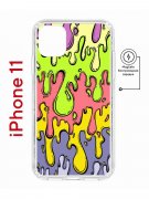 Чехол-накладка Apple iPhone 11 (598890) Kruche PRINT Абстракция Капли