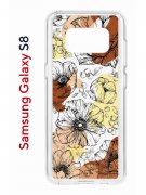 Чехол-накладка Samsung Galaxy S8 (583853) Kruche PRINT Ягоды и Цветы