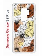 Чехол-накладка Samsung Galaxy S9 Plus (591403) Kruche PRINT Ягоды и Цветы