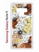 Чехол-накладка Samsung Galaxy Note 9 Kruche Print Ягоды и Цветы