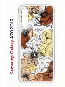 Чехол-накладка Samsung Galaxy A70 2019 (580673) Kruche PRINT Ягоды и Цветы