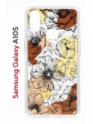 Чехол-накладка Samsung Galaxy A10S (596525) Kruche PRINT Ягоды и Цветы