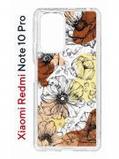 Чехол-накладка Xiaomi Redmi Note 10 Pro (598889) Kruche PRINT Ягоды и Цветы