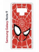 Чехол-накладка Samsung Galaxy Note 9 (591402) Kruche PRINT Человек-Паук красный