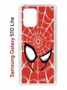 Чехол-накладка Samsung Galaxy S10 Lite (582683) Kruche PRINT Человек-Паук красный