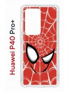 Чехол-накладка Huawei P40 Pro+ (588939) Kruche PRINT Человек-Паук красный