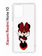 Чехол-накладка Xiaomi Redmi Note 10/Redmi Note 10S Kruche Print Минни