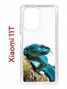 Чехол-накладка Xiaomi 11T/11T Pro Kruche Print Змея