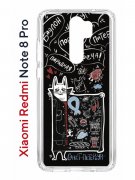 Чехол-накладка Xiaomi Redmi Note 8 Pro (585138) Kruche PRINT Кот Питер