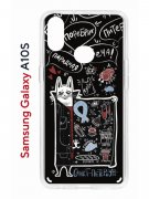 Чехол-накладка Samsung Galaxy A10S (596525) Kruche PRINT Кот Питер