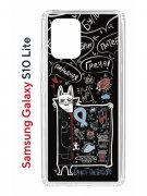 Чехол-накладка Samsung Galaxy S10 Lite (582683) Kruche PRINT Кот Питер