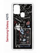 Чехол-накладка Samsung Galaxy A21S (587676) Kruche PRINT Кот Питер