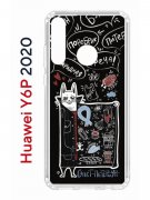 Чехол-накладка Huawei Y6p 2020 (588946) Kruche PRINT Кот Питер