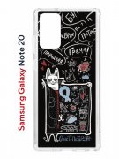Чехол-накладка Samsung Galaxy Note 20 (588938) Kruche PRINT Кот Питер