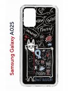 Чехол-накладка Samsung Galaxy A02s Kruche Print Кот Питер