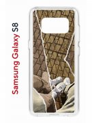 Чехол-накладка Samsung Galaxy S8 (583853) Kruche PRINT Пара белые кроссы