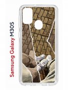 Чехол-накладка Samsung Galaxy M30S (583855) Kruche PRINT Пара белые кроссы