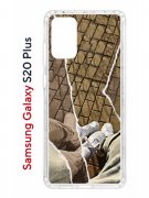 Чехол-накладка Samsung Galaxy S20 Plus (582686) Kruche PRINT Пара белые кроссы