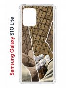 Чехол-накладка Samsung Galaxy S10 Lite (582683) Kruche PRINT Пара белые кроссы