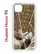 Чехол-накладка Huawei Honor 9S  (588929) Kruche PRINT Пара белые кроссы