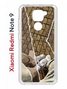 Чехол-накладка Xiaomi Redmi Note 9  (588931) Kruche PRINT Пара белые кроссы