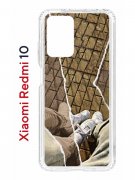 Чехол-накладка Xiaomi Redmi 10 (612846) Kruche PRINT Пара белые кроссы