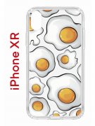 Чехол-накладка Apple iPhone XR (580656) Kruche PRINT Глазунья