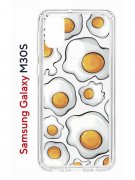 Чехол-накладка Samsung Galaxy M30S (583855) Kruche PRINT Глазунья