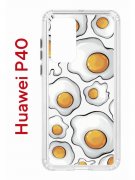 Чехол-накладка Huawei P40 (583862) Kruche PRINT Глазунья