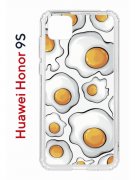 Чехол-накладка Huawei Honor 9S  (588929) Kruche PRINT Глазунья