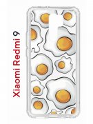 Чехол-накладка Xiaomi Redmi 9 Kruche Print Глазунья