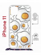 Чехол-накладка Apple iPhone 11 (598920) Kruche PRINT Глазунья