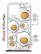 Чехол-накладка iPhone 12 Pro Max Kruche Magrope Print Глазунья