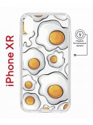 Чехол-накладка Apple iPhone XR (598897) Kruche PRINT Глазунья
