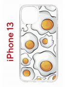 Чехол-накладка Apple iPhone 13 (606542) Kruche PRINT Глазунья