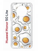 Чехол-накладка Huawei Nova 8i (610636) Kruche PRINT Глазунья