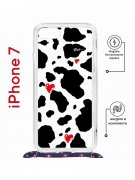 Чехол-накладка Apple iPhone 7 (598922) Kruche PRINT Корова
