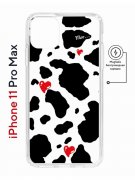 Чехол-накладка Apple iPhone 11 Pro Max (598895) Kruche PRINT Корова