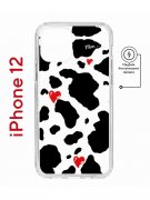 Чехол-накладка Apple iPhone 12  (598886) Kruche PRINT Корова